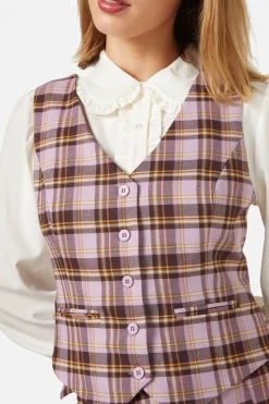 Jeannie Check Vest