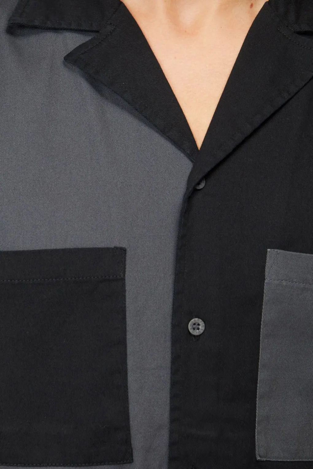 Jeff Split Worn Wash Shirt