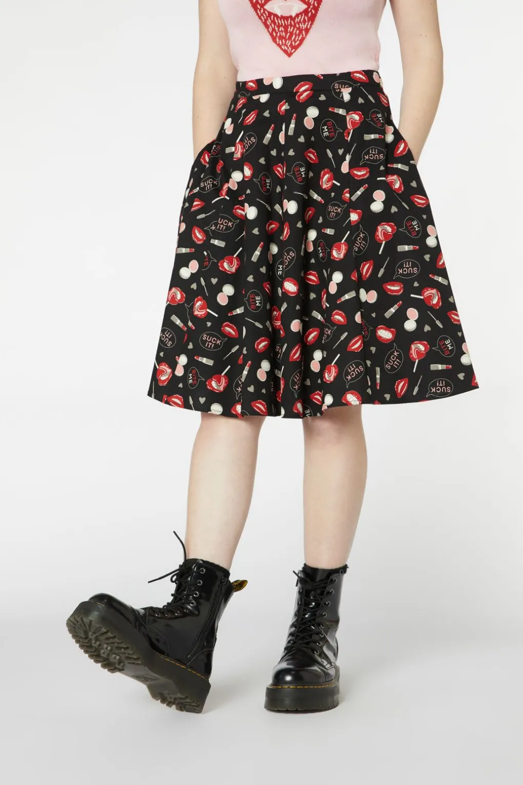 Kiss And Makeup Skirt