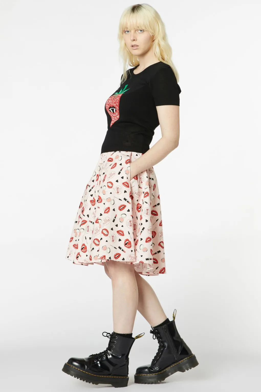 Kiss And Makeup Skirt