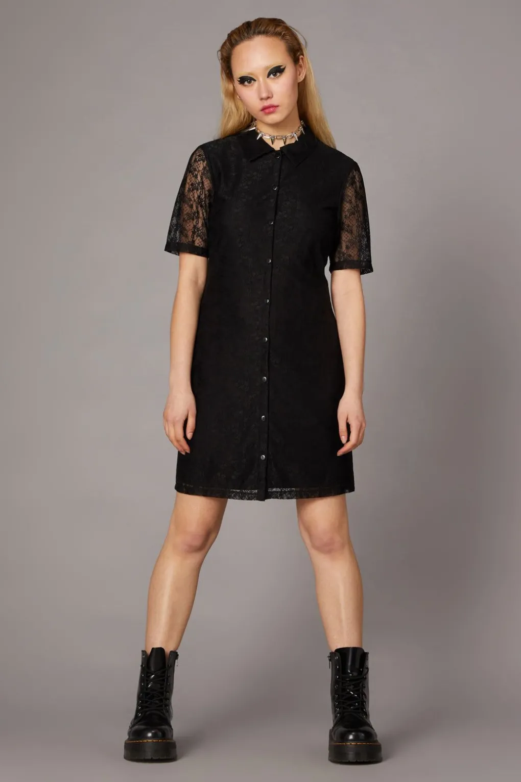 Lace Goth Dress