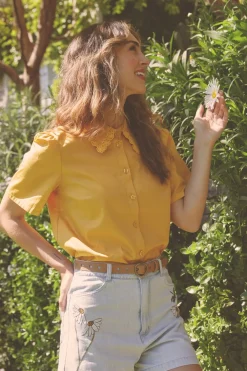 Lacey Flower Blouse