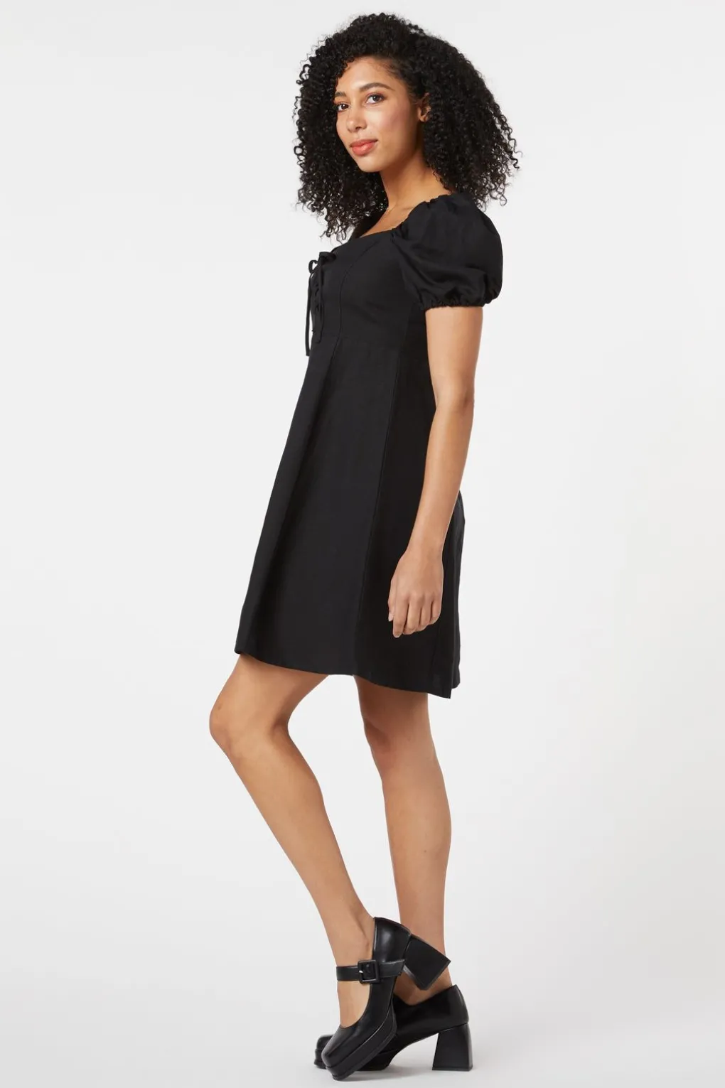 Leah Lace Up Dress