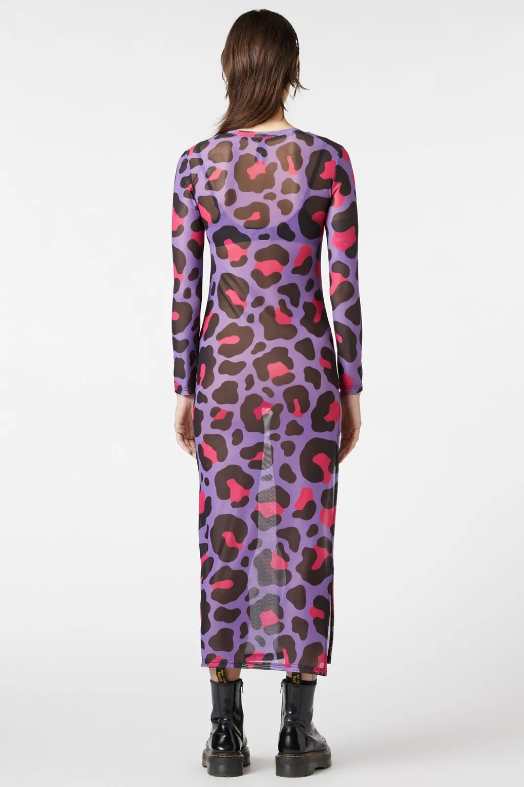 Major Meow Mesh Dress
