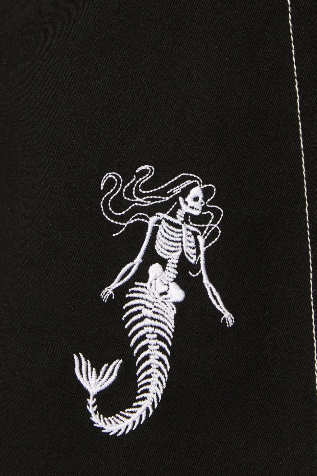 Mermaid Embroidered Skort