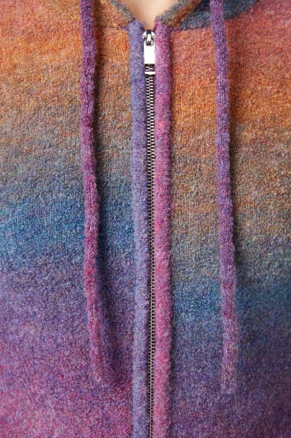 Moss Zip Knit Cardi