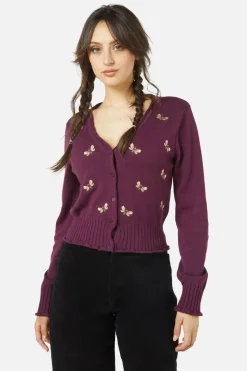 Nz Bee Emb Cardi