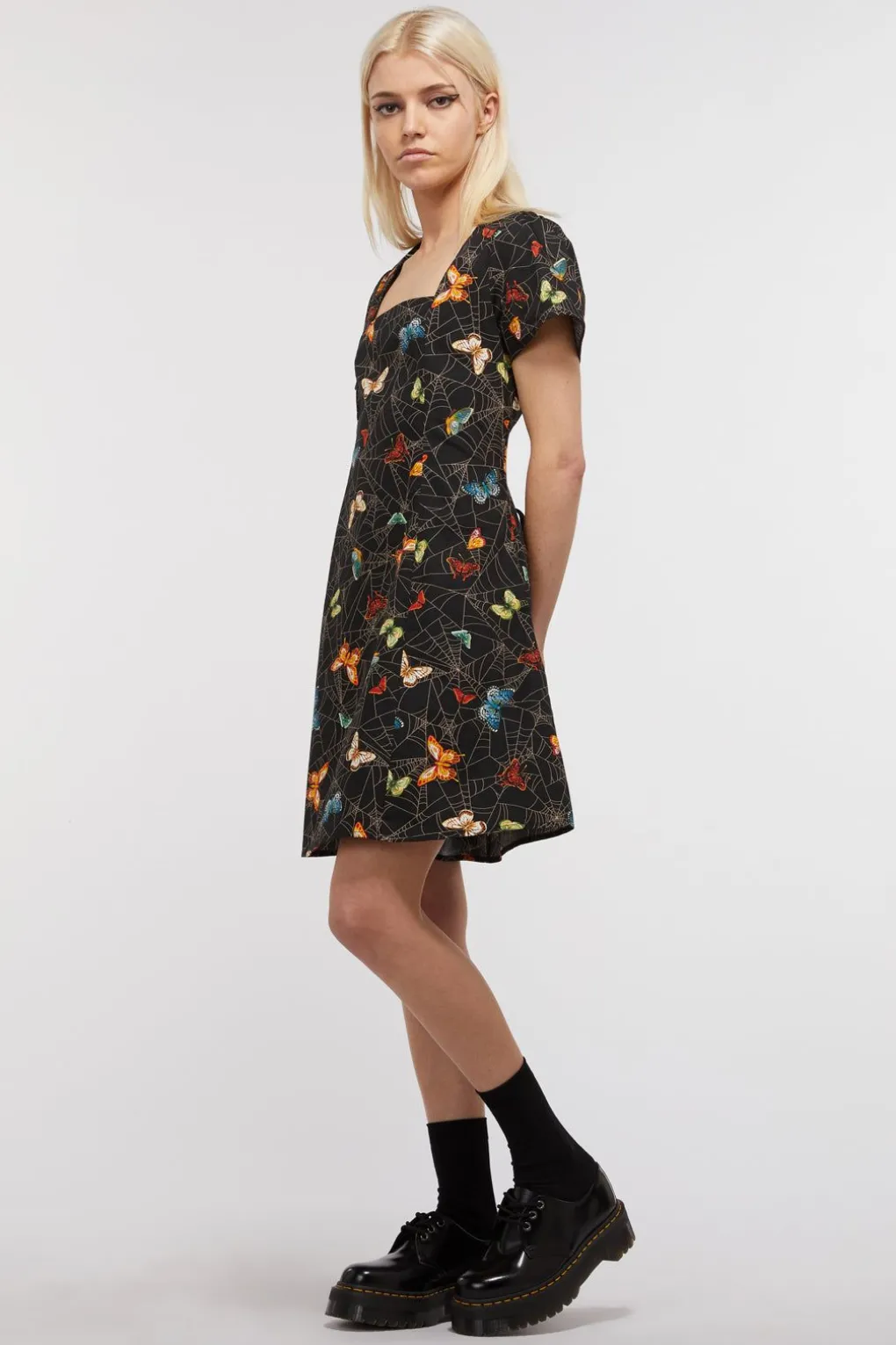 Papillon Lace Back Dress