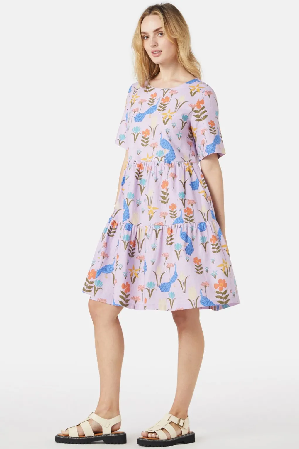 Peacock Mini Dress