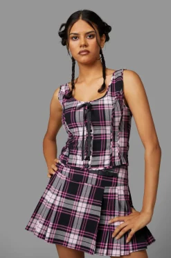 Posh Tartan Top