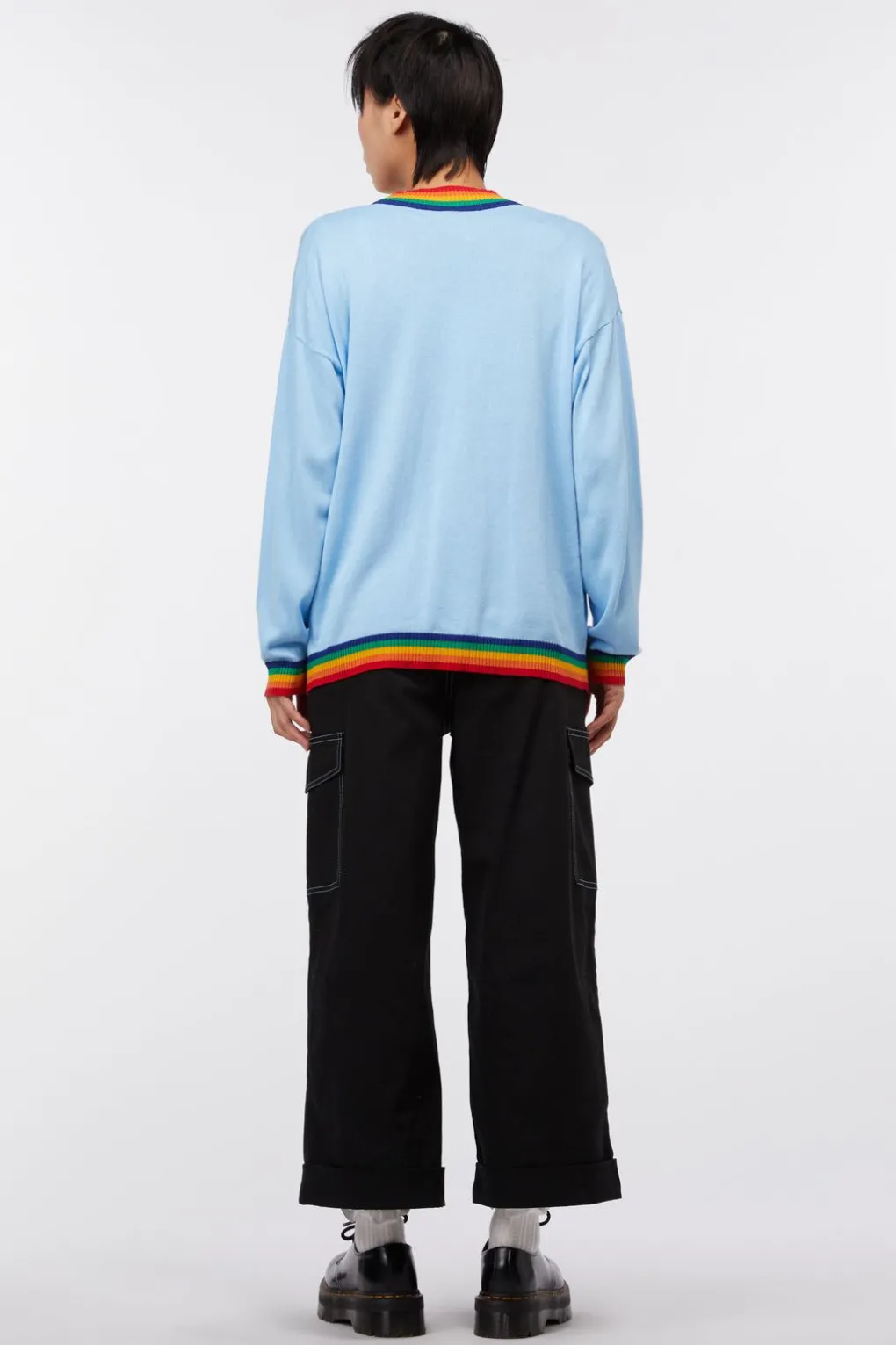 Rainbow Ringer Cardi