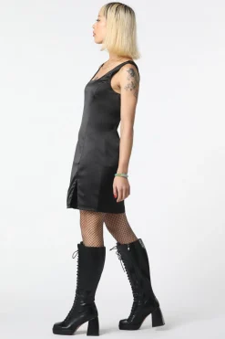 Satin Mini Dress