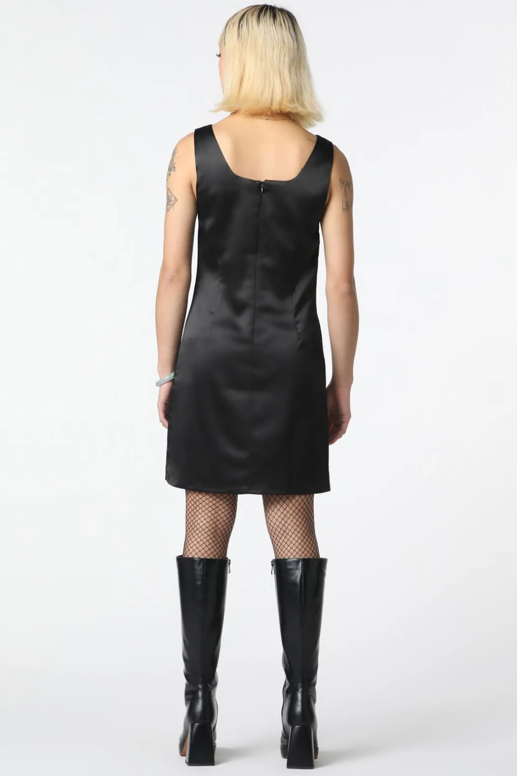 Satin Mini Dress