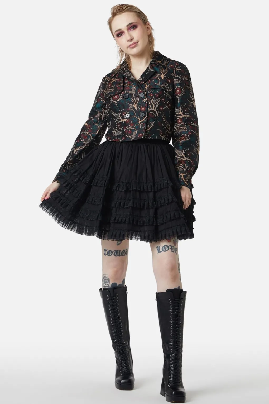Satis Ruin Crop Jacket