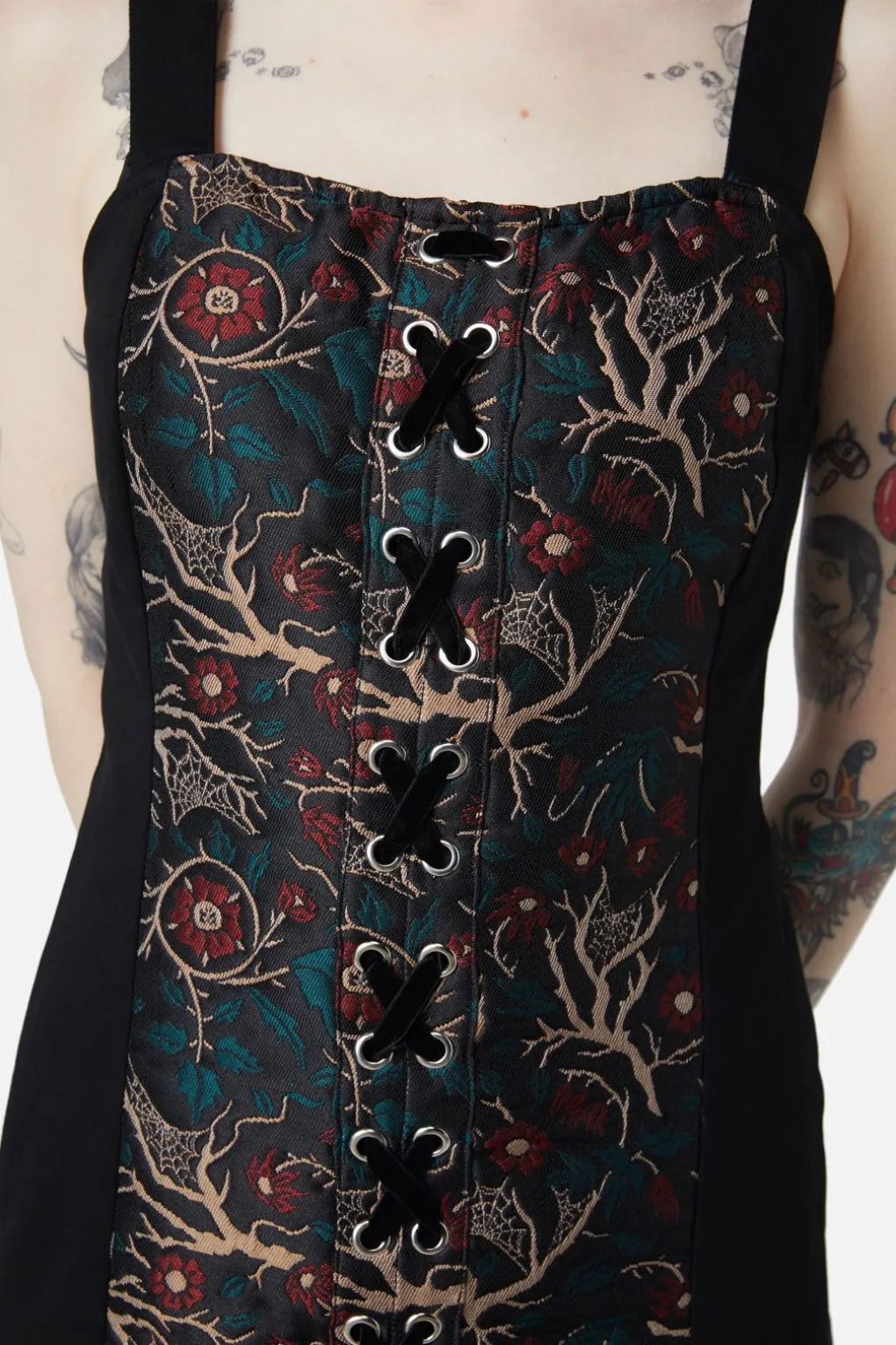 Satis Ruin Panel Mini Dress