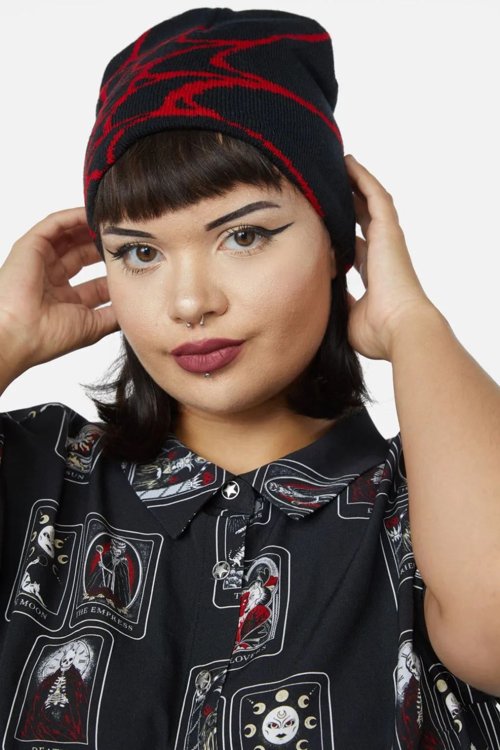 Spider Web Beanie