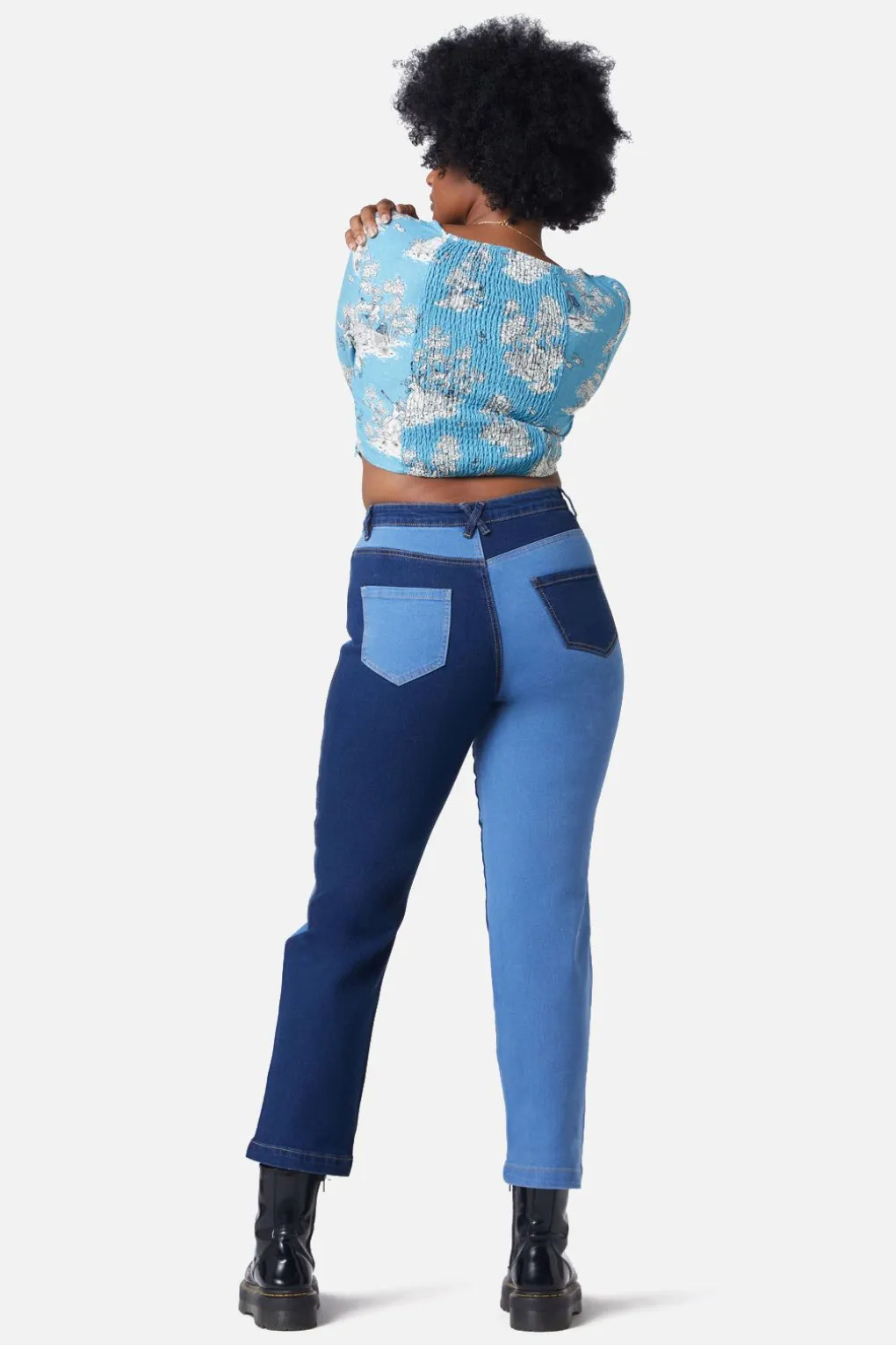 Split Wash Denim Jeans