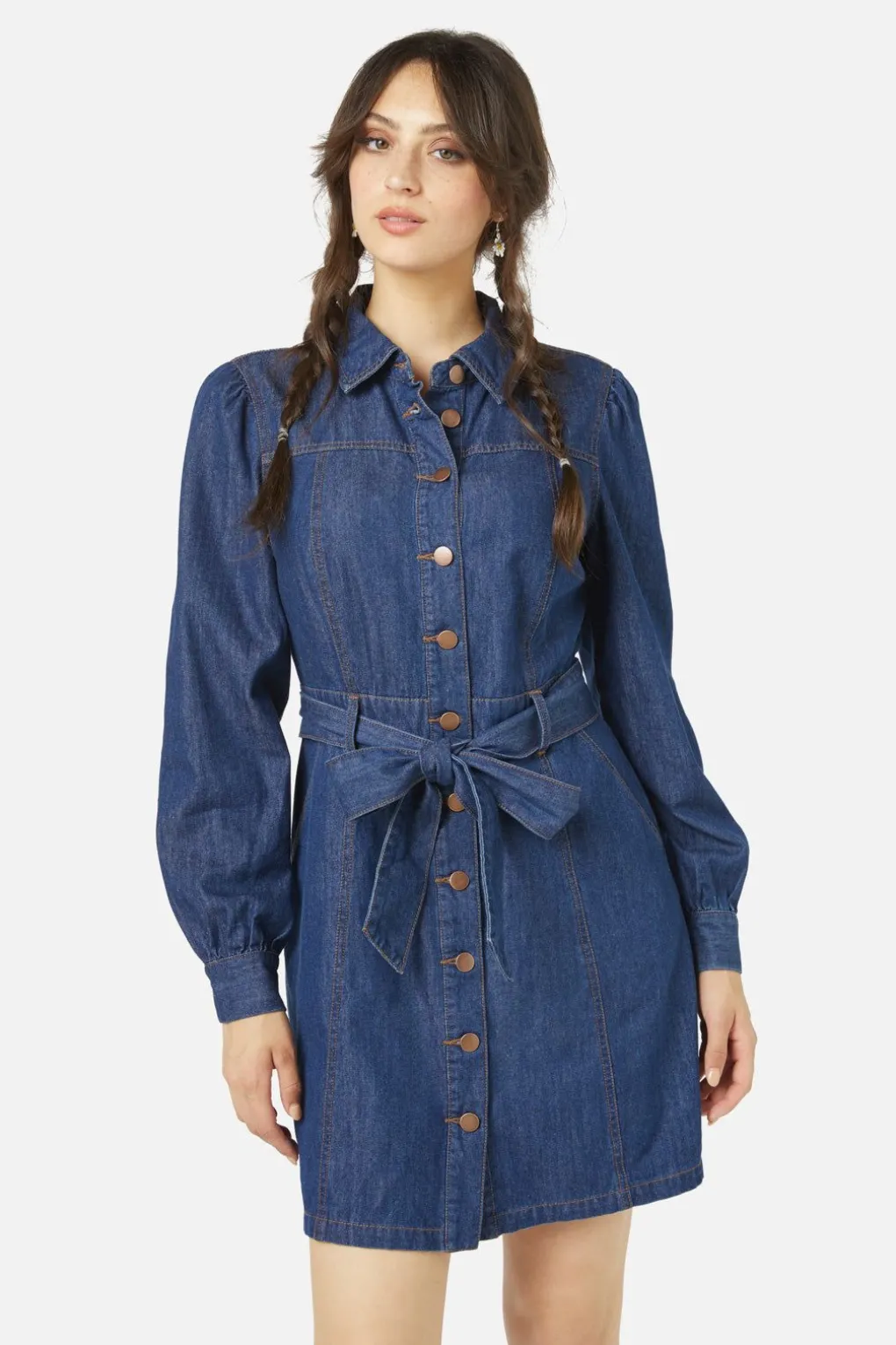 Tansy Ls Mini Dress