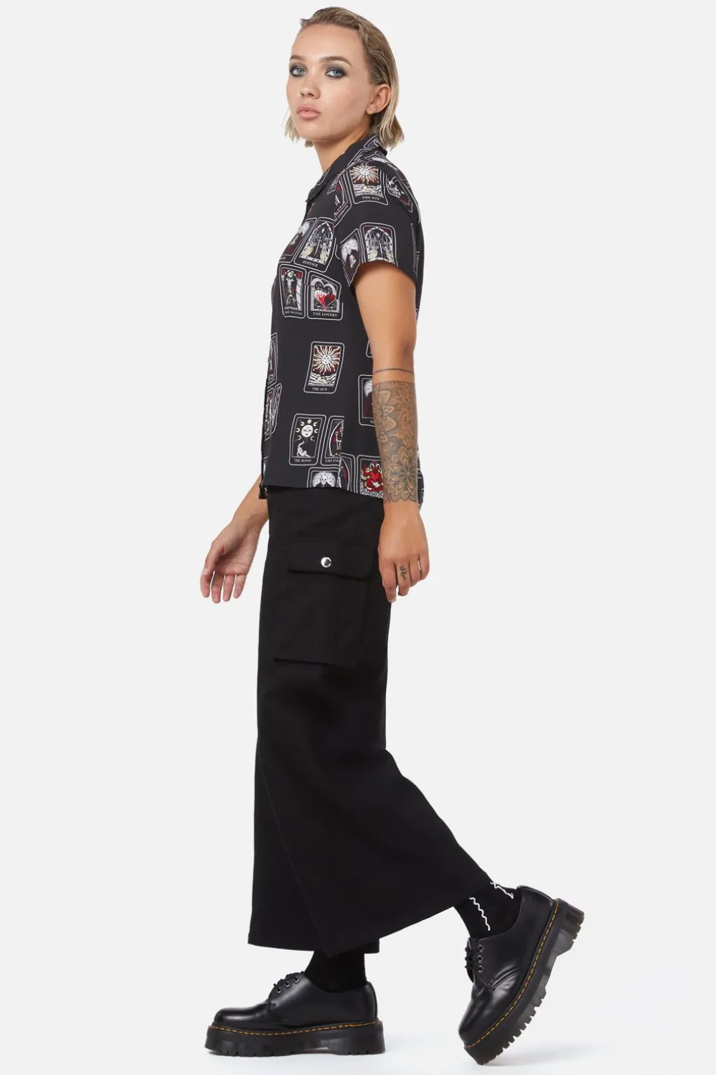 Tarot Spread Printed Shirt