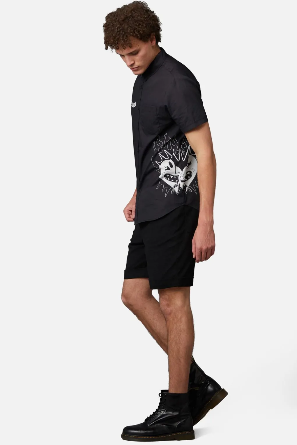 The End Side Printed Short Sleeve Shirt