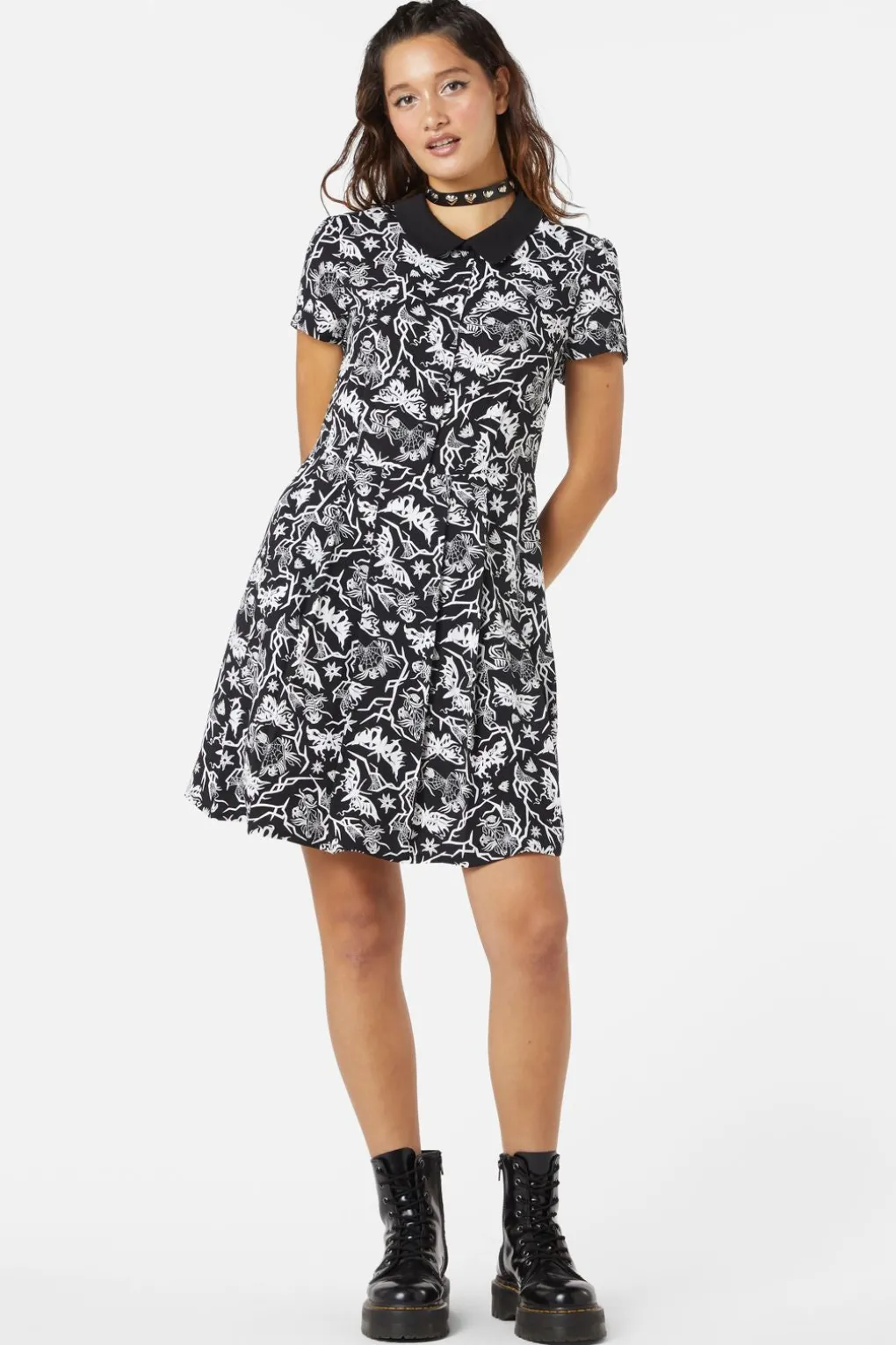 To The Butterflies Mini Dress