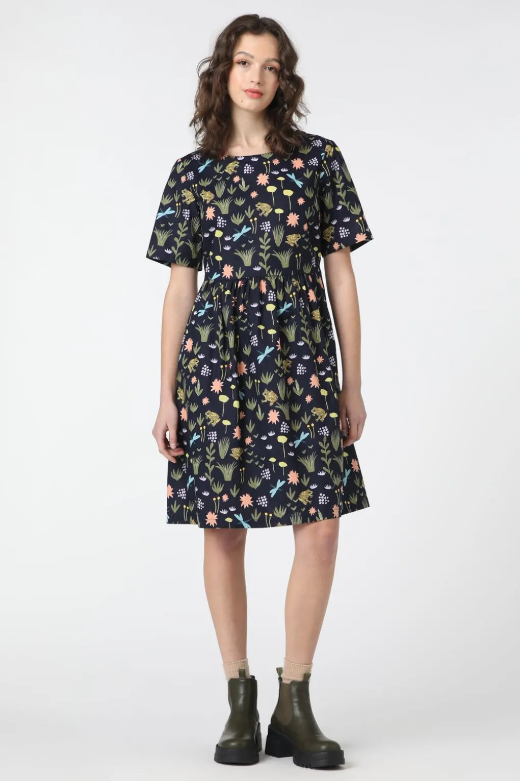 Tree Frog Smock Dress