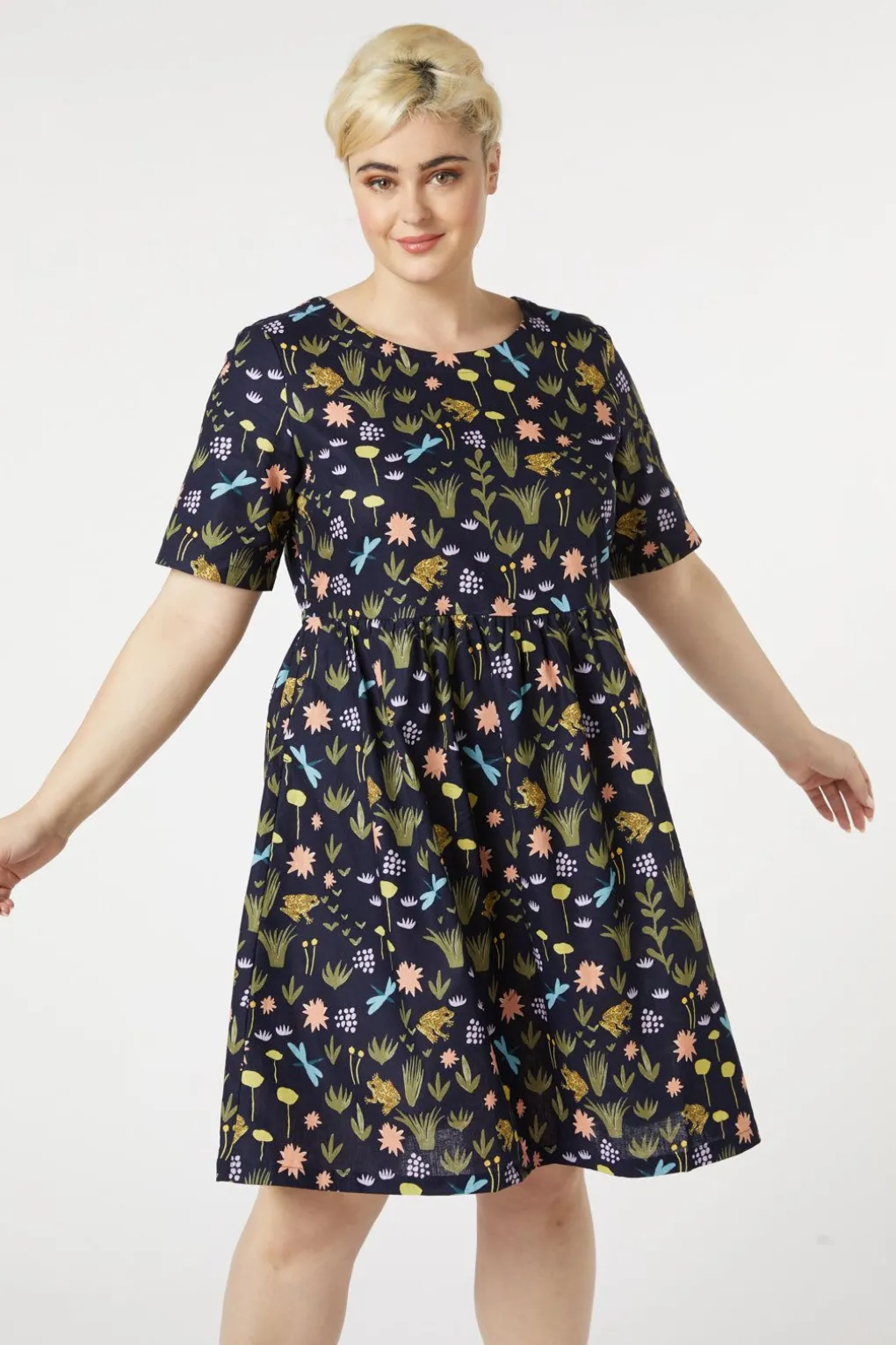 Tree Frog Smock Dress